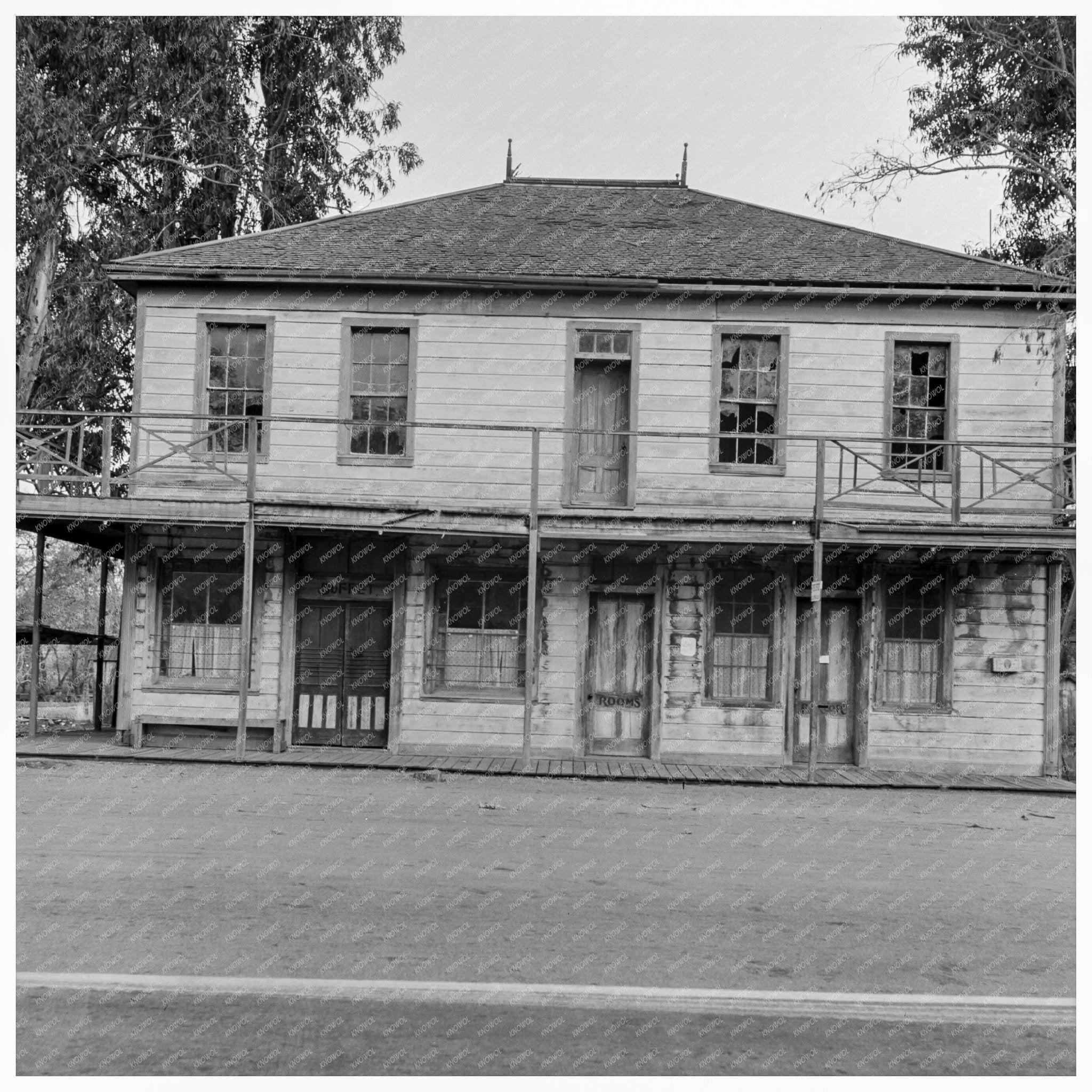 Vintage Architectural Remnants in Clayton California 1938 - Available at KNOWOL