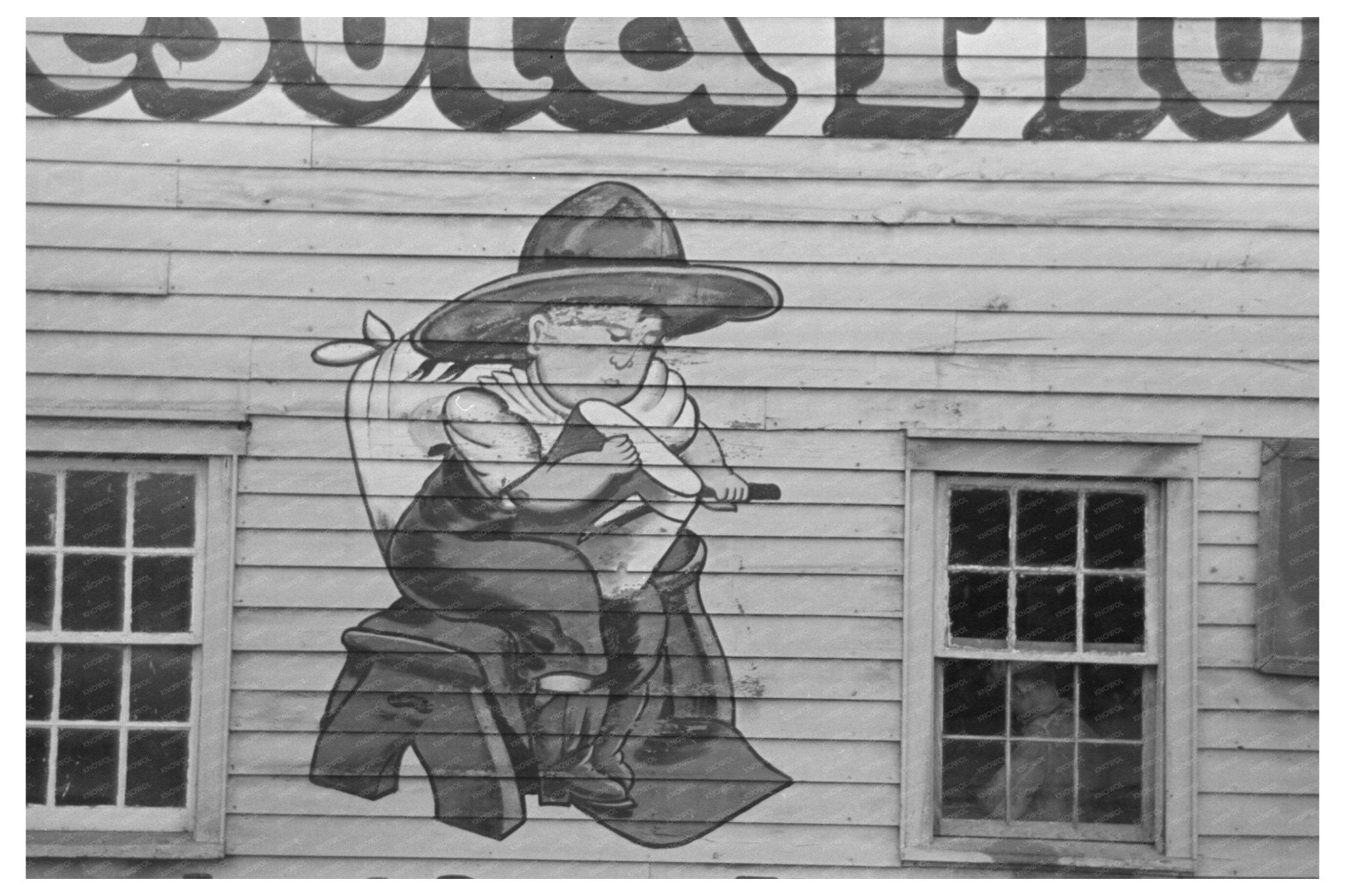 Vintage Barn in Eastern Pennsylvania November 1936 - Available at KNOWOL