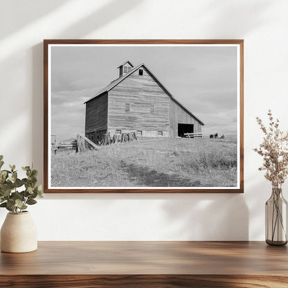 Vintage Barn of a Settler in Boundary County Idaho 1939 - Available at KNOWOL