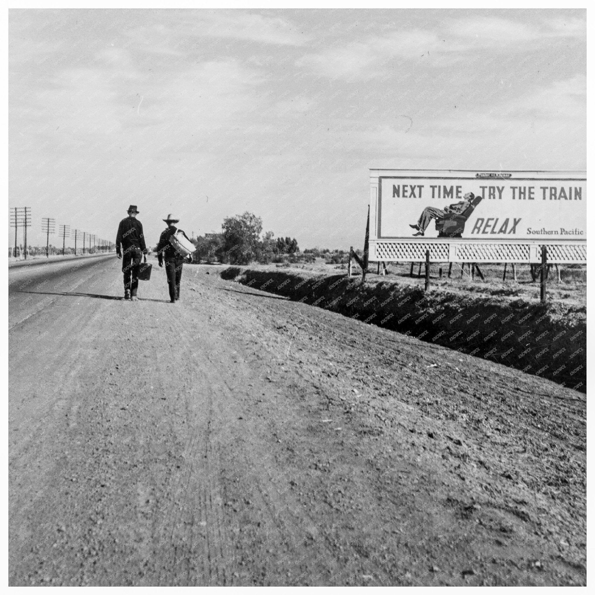 Vintage California Scene March 1937 FSA Collection - Available at KNOWOL