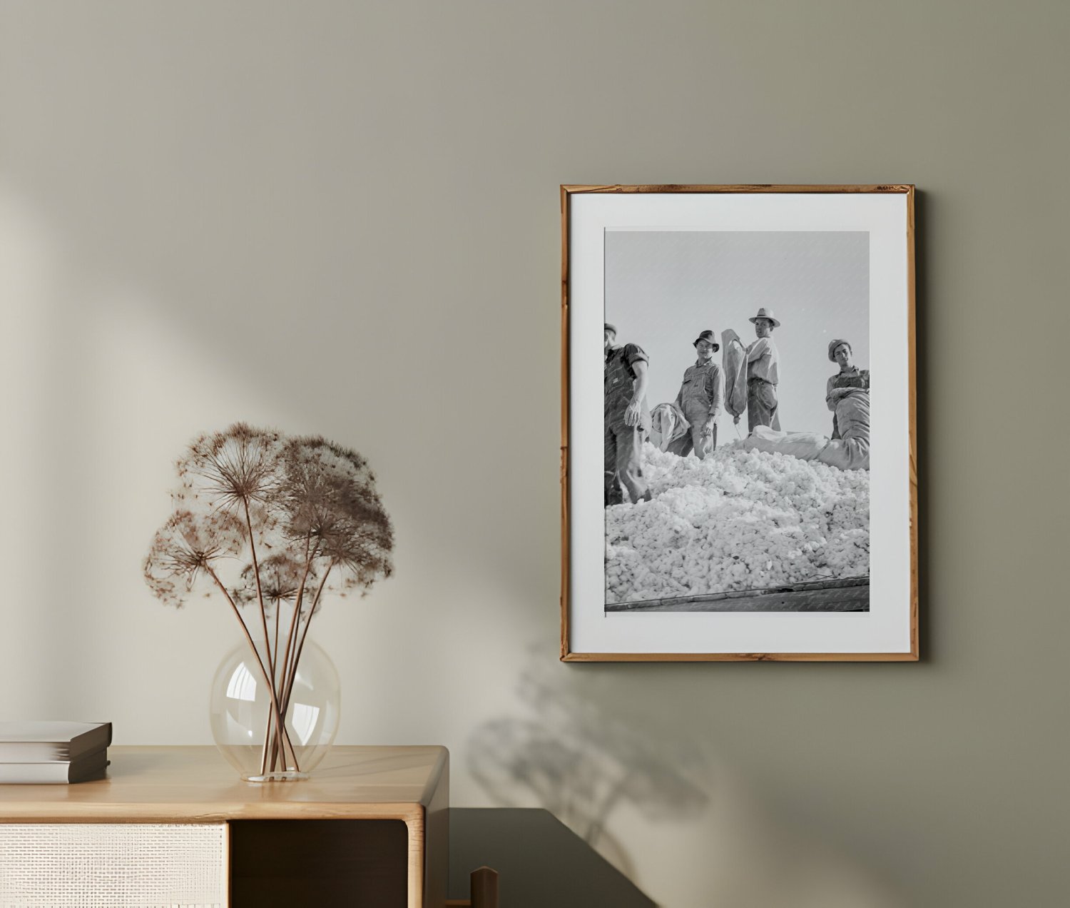 Vintage Cotton Pickers Loading Cotton Southern San Joaquin Valley California 1936 - Available at KNOWOL