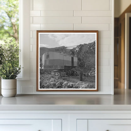 Vintage Electric Shovel in Morenci Copper Mine 1950 - Available at KNOWOL