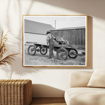 Vintage Farmers Wagon in Bonners Ferry Idaho 1939 - Available at KNOWOL