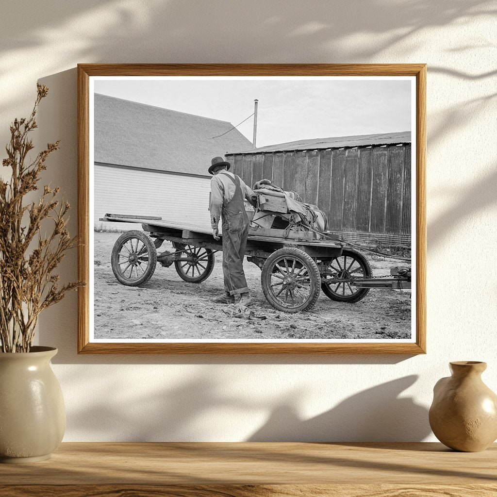 Vintage Farmers Wagon in Bonners Ferry Idaho 1939 - Available at KNOWOL