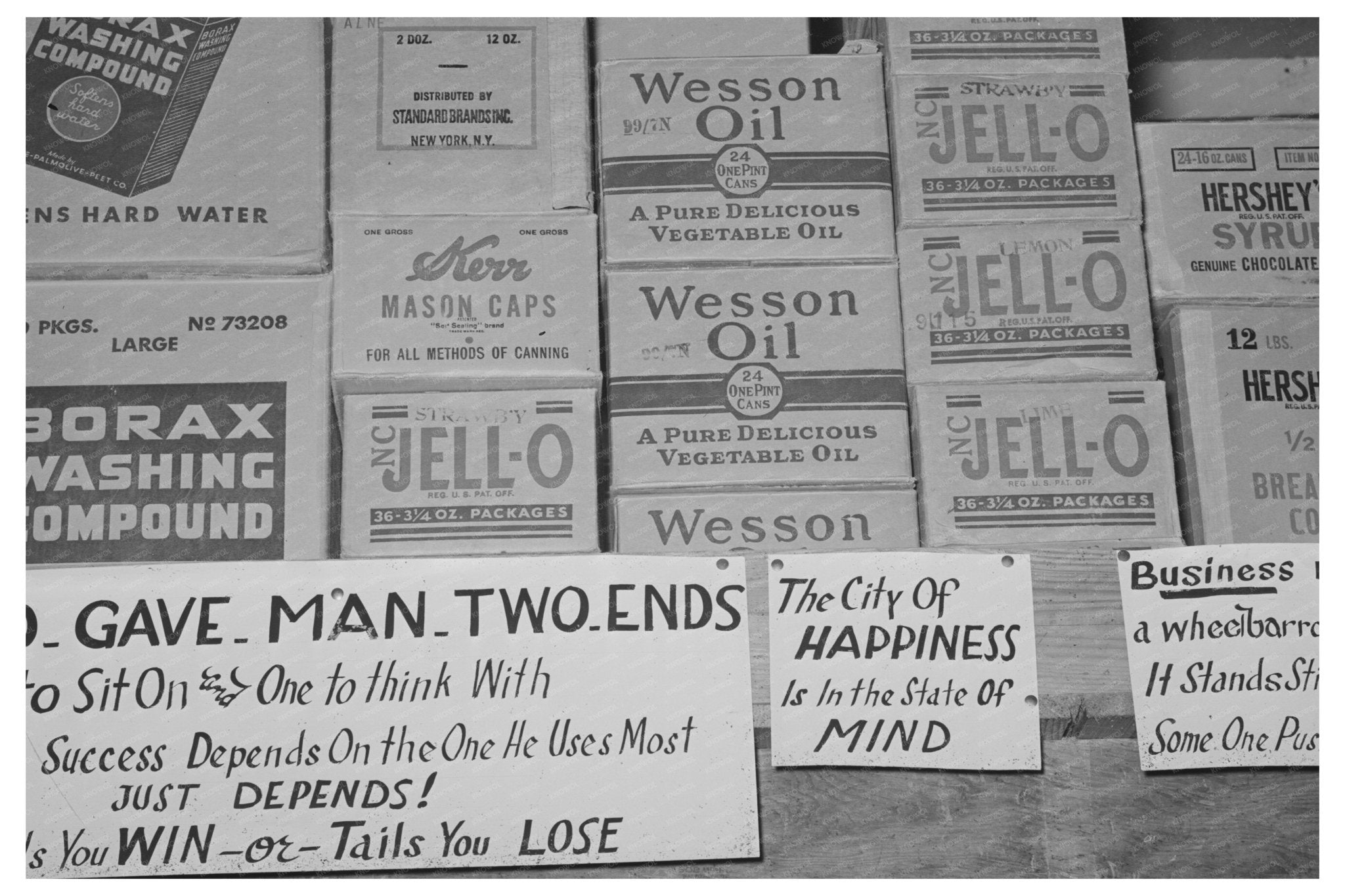 Vintage Grocery Store Sign San Angelo Texas 1939 - Available at KNOWOL