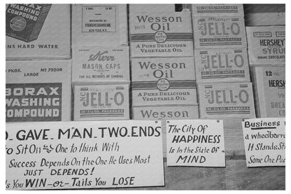 Vintage Grocery Store Sign San Angelo Texas 1939 - Available at KNOWOL