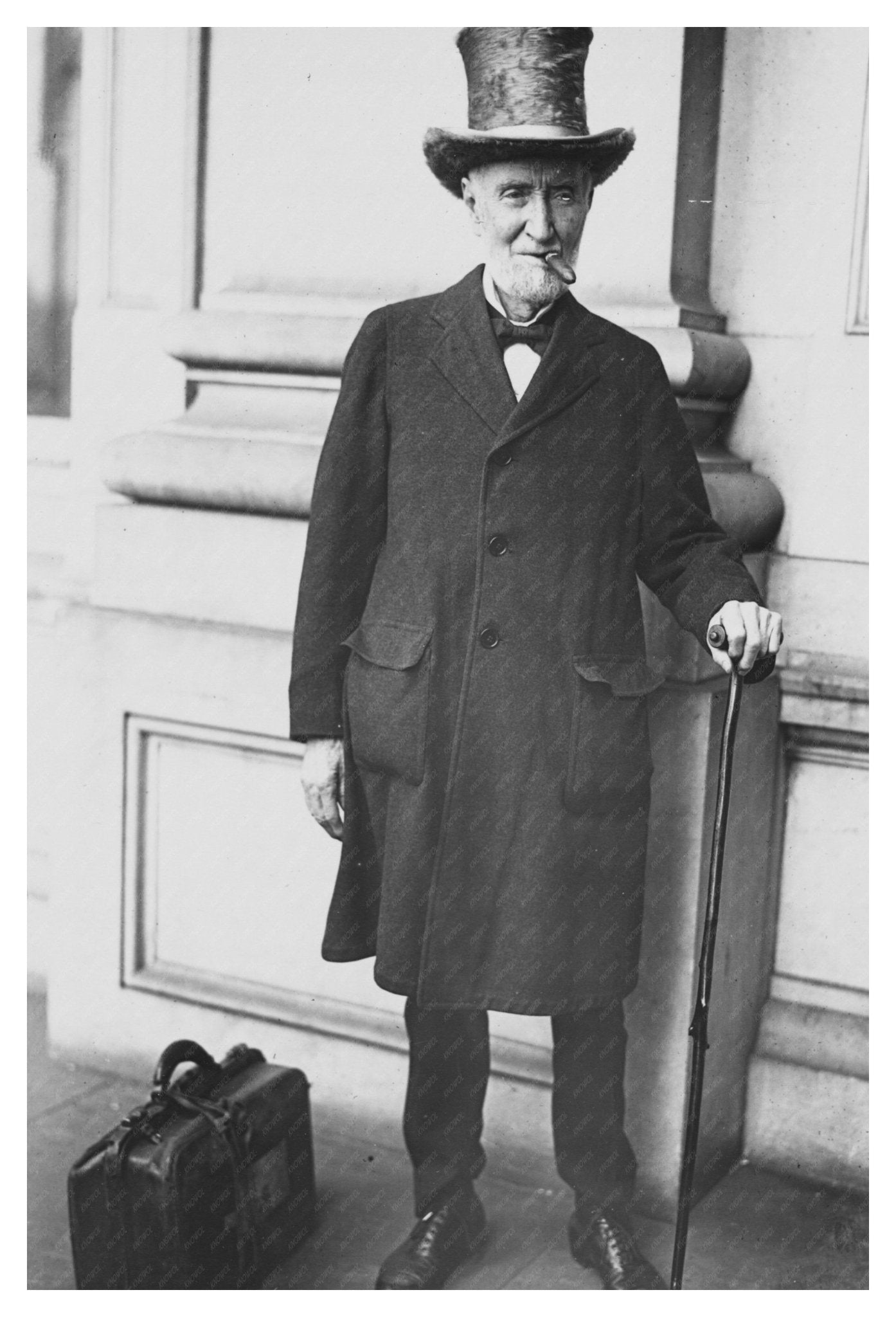 Vintage Image of Uncle Joe Preparing to Leave Congress for Good - Available at KNOWOL