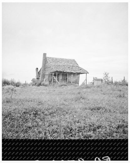 Vintage July 1936 Photograph of Rural Housing in Mississippi Delta Cabins - Available at KNOWOL