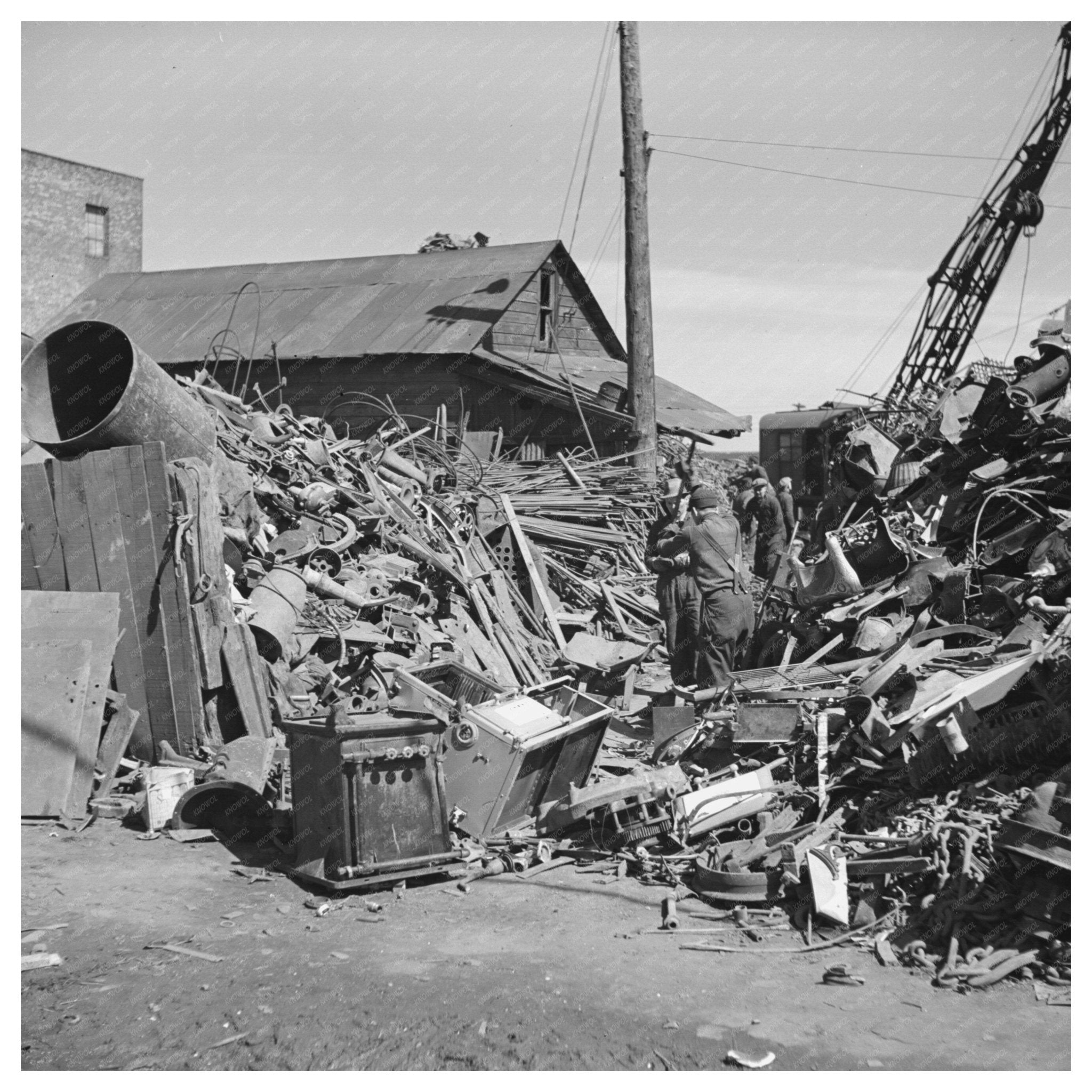 Vintage Junkyard in Duluth Minnesota May 1937 - Available at KNOWOL