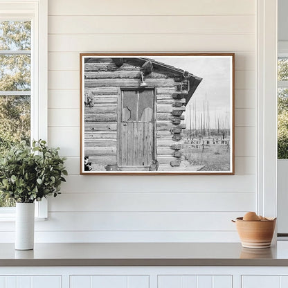 Vintage Log Home on Idaho Farm October 1939 - Available at KNOWOL