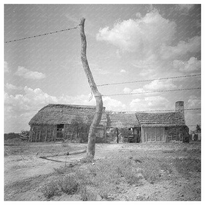 Vintage Mexican Farm Dwelling Rio Grande Valley 1939 - Available at KNOWOL