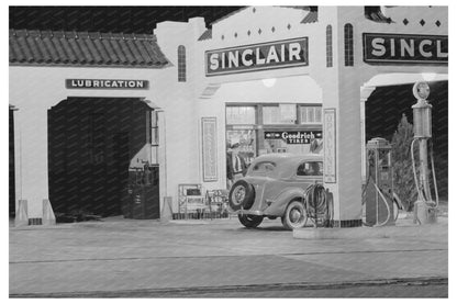 Vintage Oil and Gasoline Service Station San Augustine Texas 1939 - Available at KNOWOL