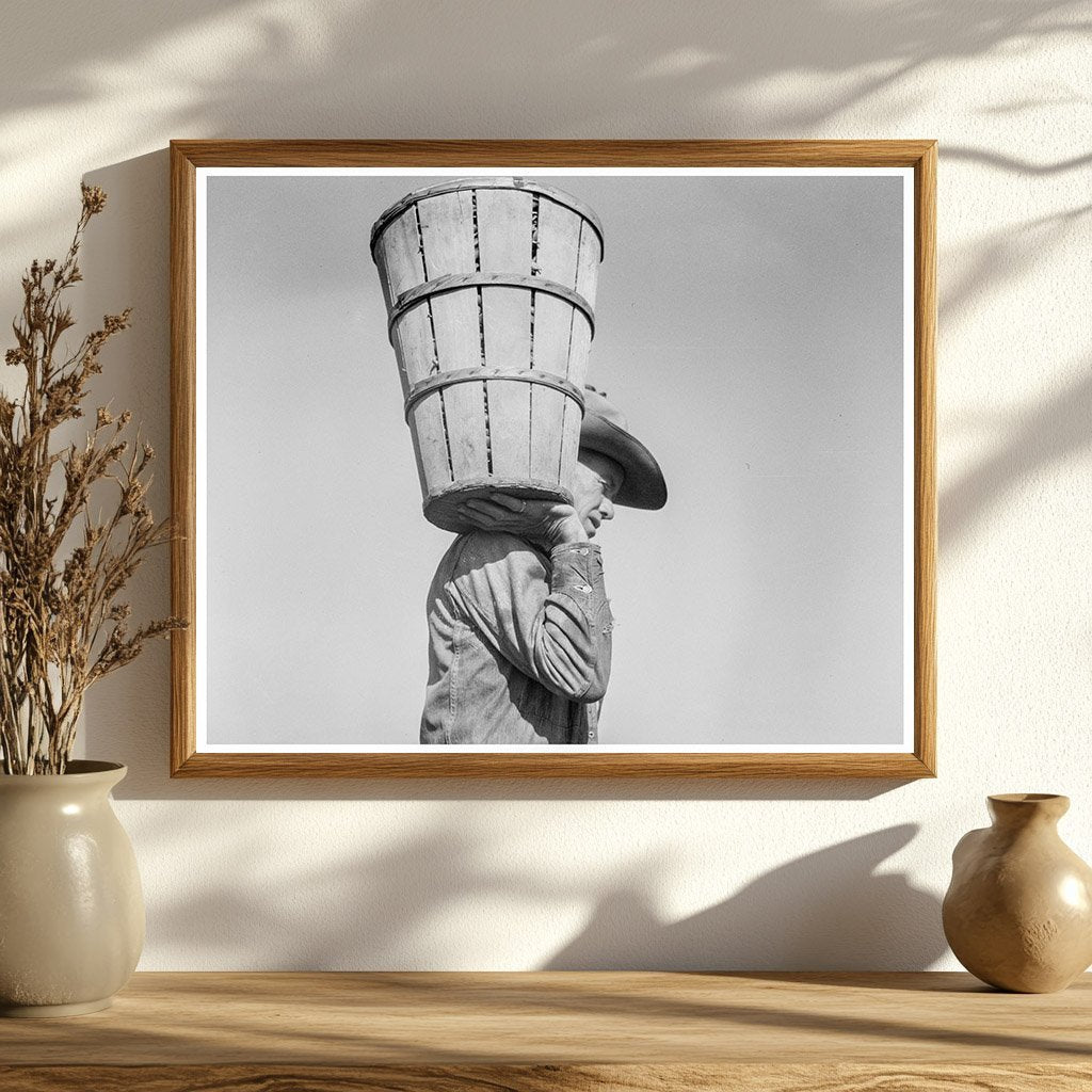 Vintage Pea Picker in Nipomo California 1937 - Available at KNOWOL