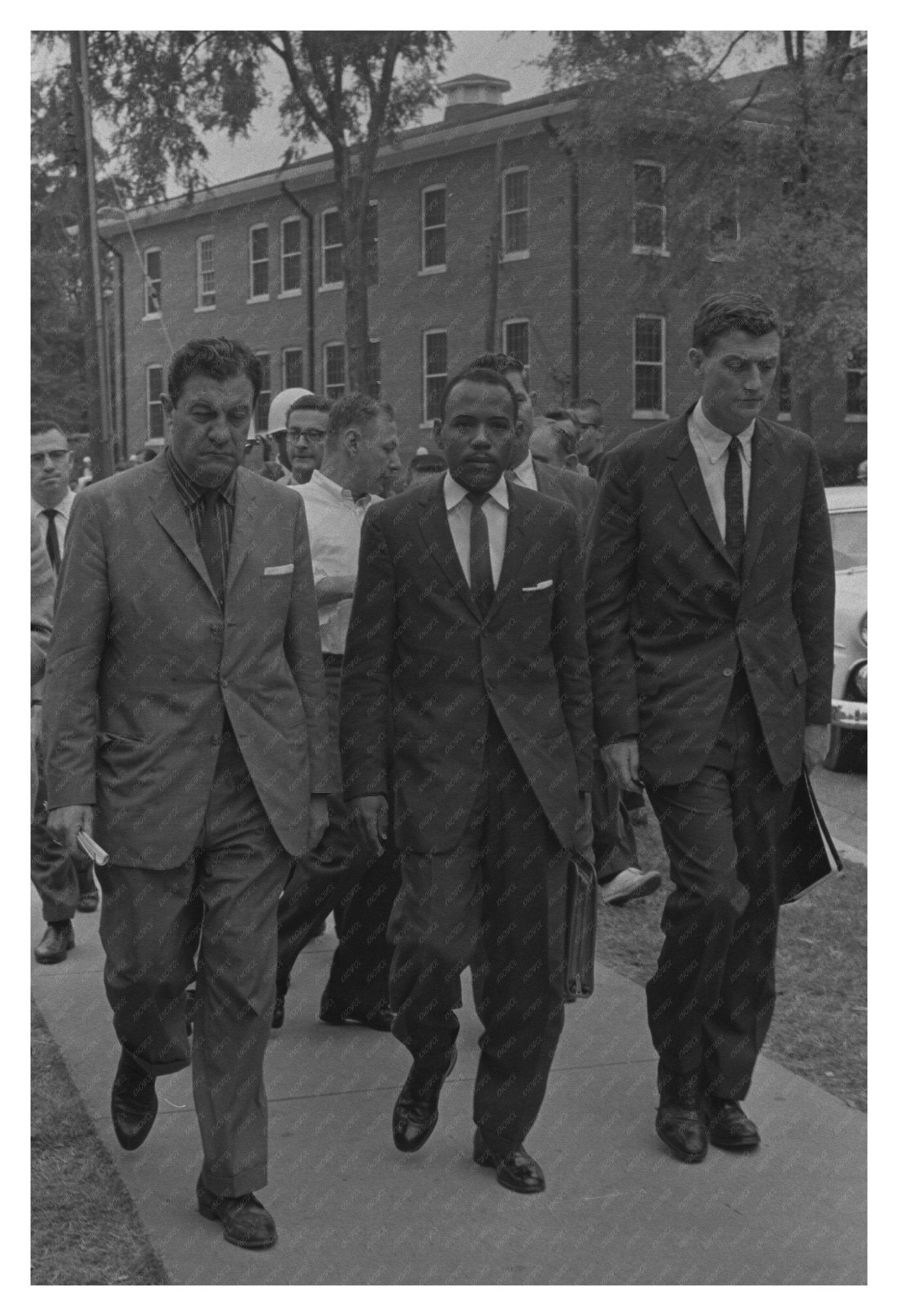 Vintage Photo of Integration at Ole Mississippi University 1962 - Available at KNOWOL