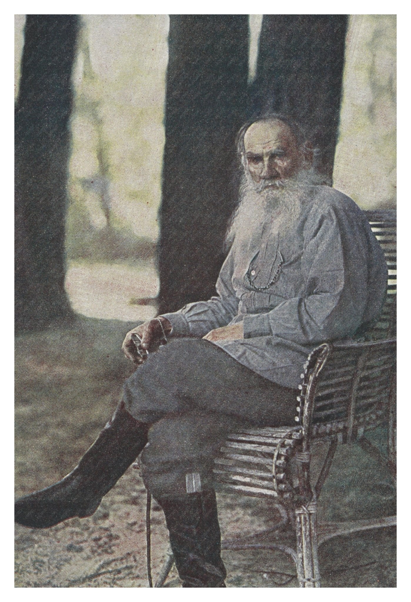 Vintage Photo of Leo N. Tolstoi in Iasnaia Poliana - Available at KNOWOL