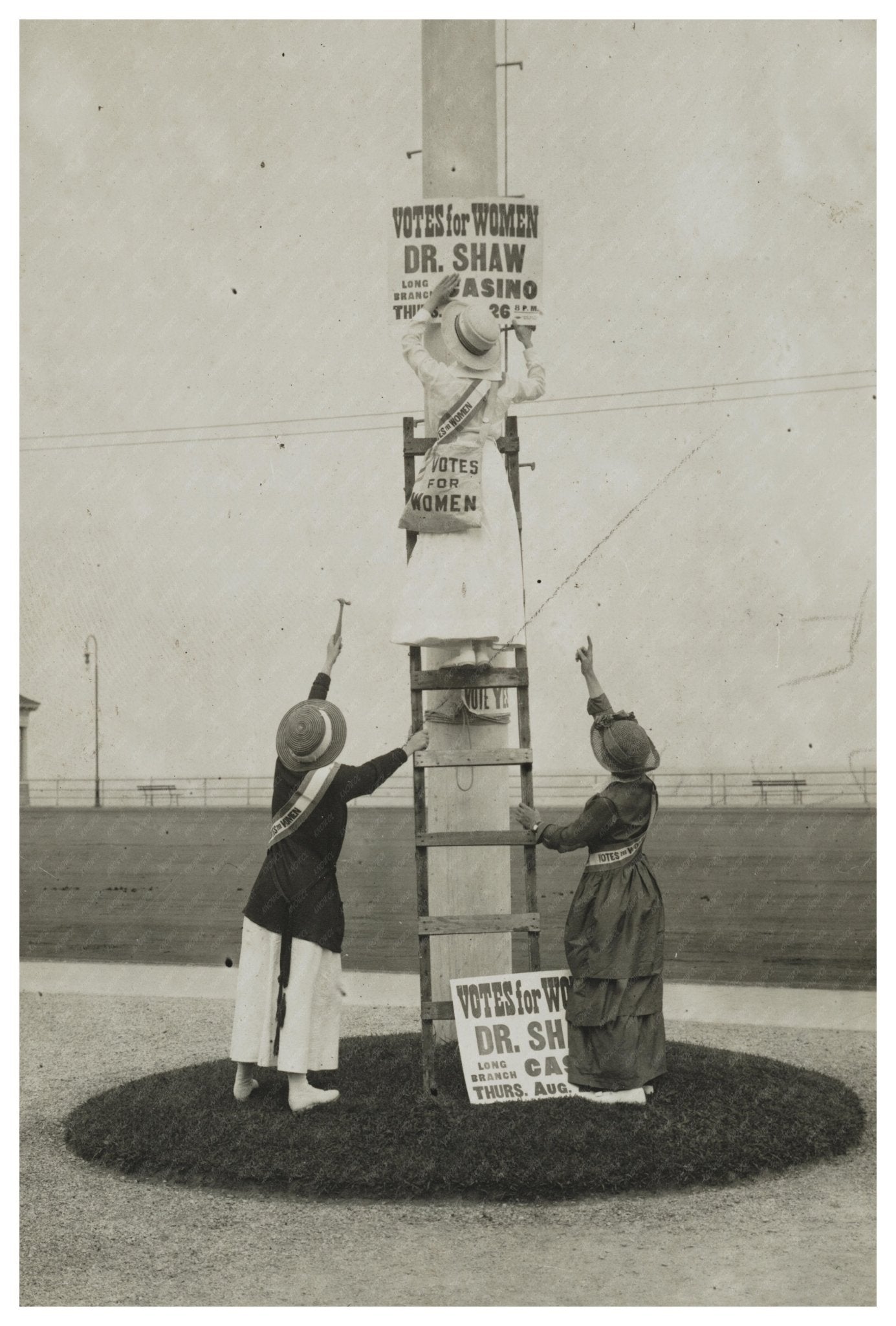 Vintage Photo of Suffrage Campaign Days in New Jersey - Available at KNOWOL