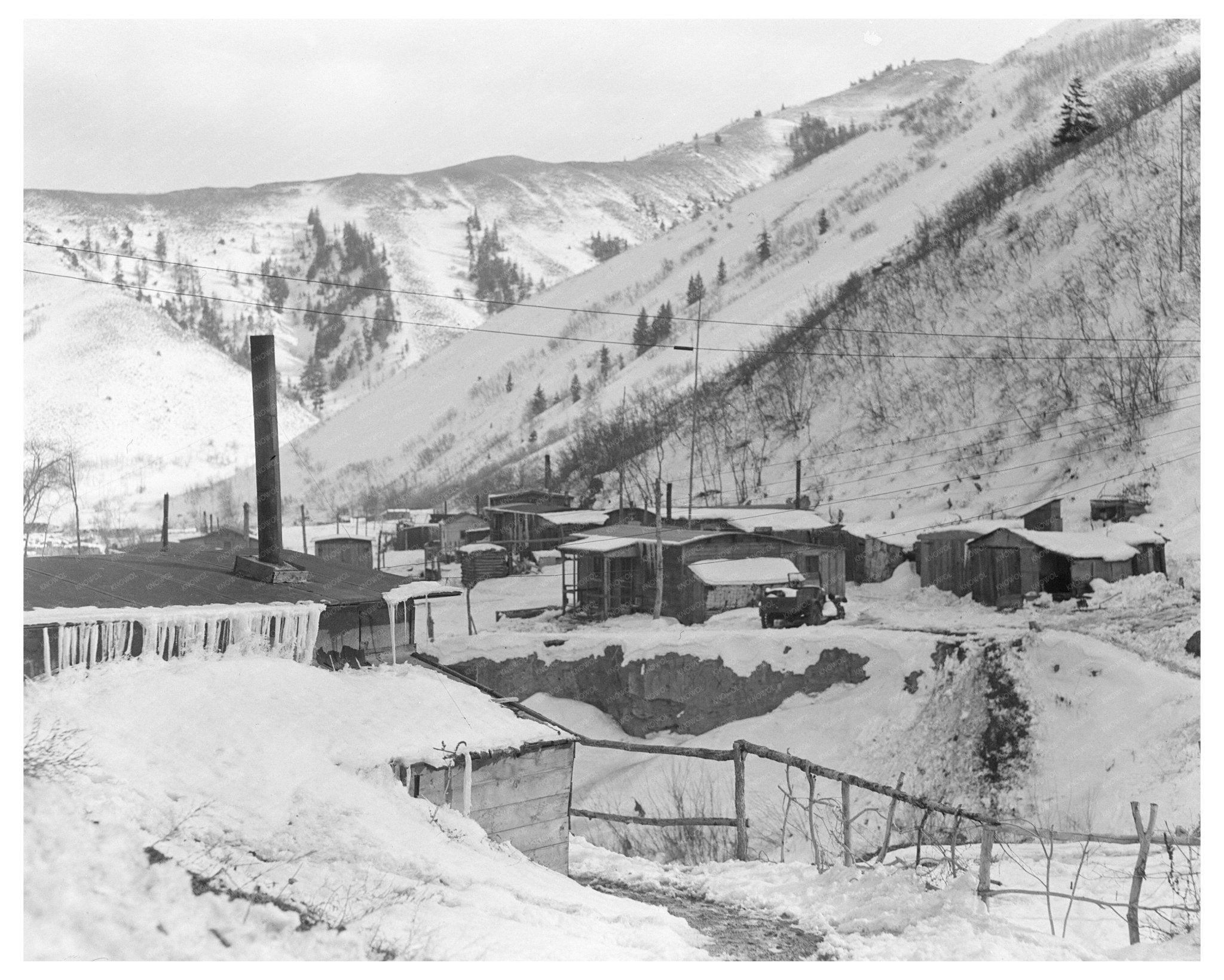 Vintage Photograph of Consumers Coal Mining Town Price Utah March 1936 - Available at KNOWOL