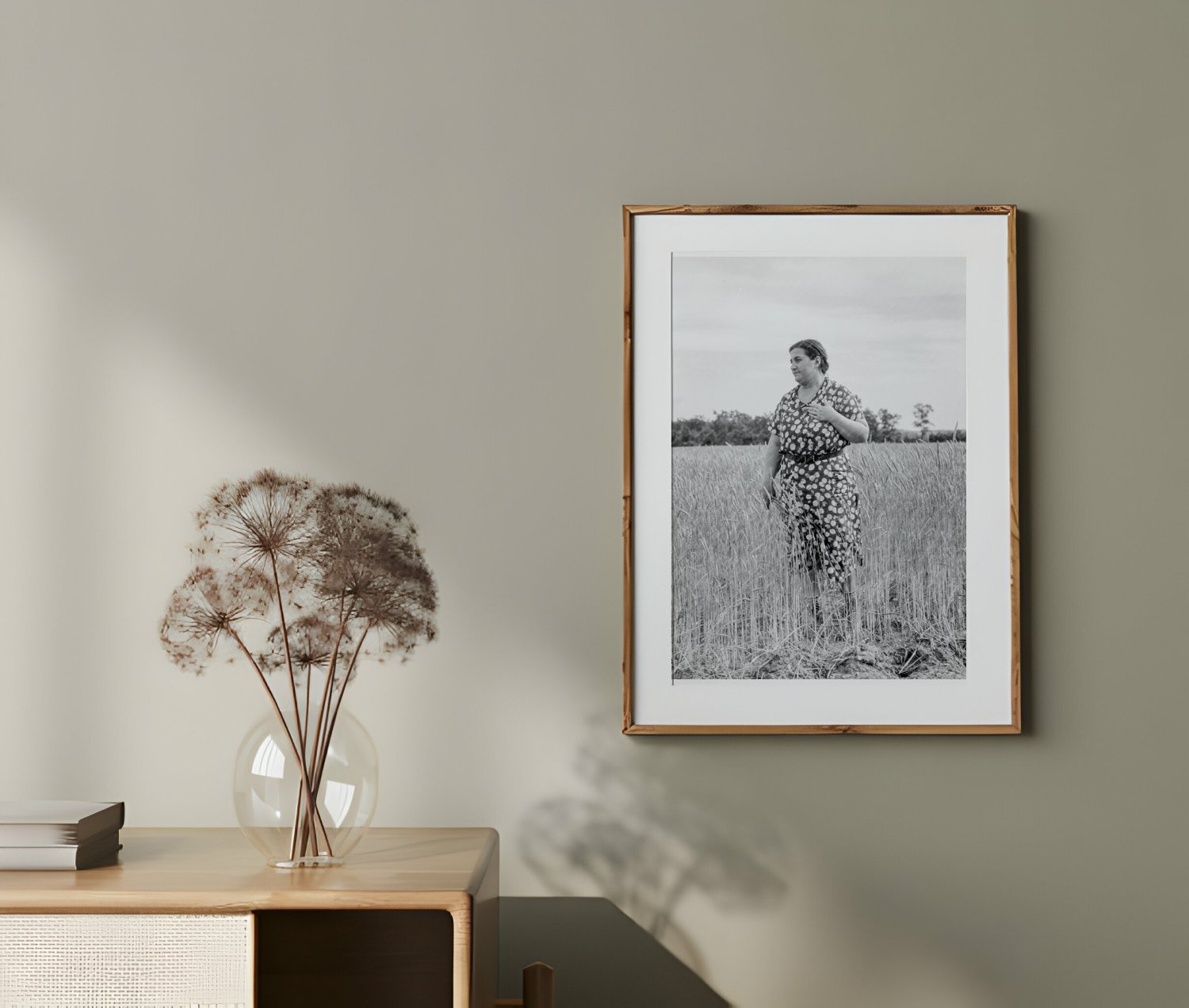 Vintage Photograph of Jewish - American Farm Mother in Hightstown New Jersey 1936 - Available at KNOWOL