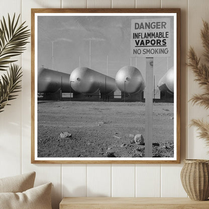 Vintage Propane Gas Tanks at Basic Magnesium Plant 1940s - Available at KNOWOL