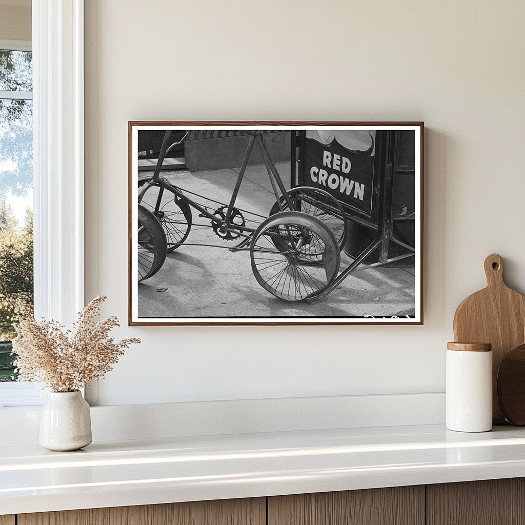 Vintage Quadricycle on Telluride Railroad September 1940 - Available at KNOWOL