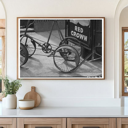 Vintage Quadricycle on Telluride Railroad September 1940 - Available at KNOWOL