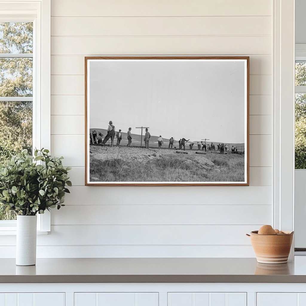 Vintage Railway Workers in King City California 1937 - Available at KNOWOL