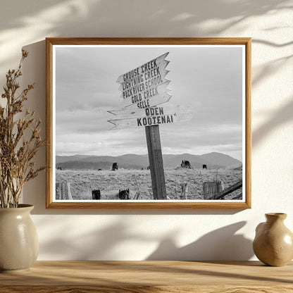 Vintage Roadside Scene Idaho 1939 FSA Collection - Available at KNOWOL