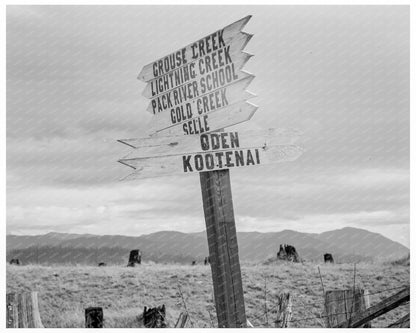 Vintage Roadside Scene Idaho 1939 FSA Collection - Available at KNOWOL