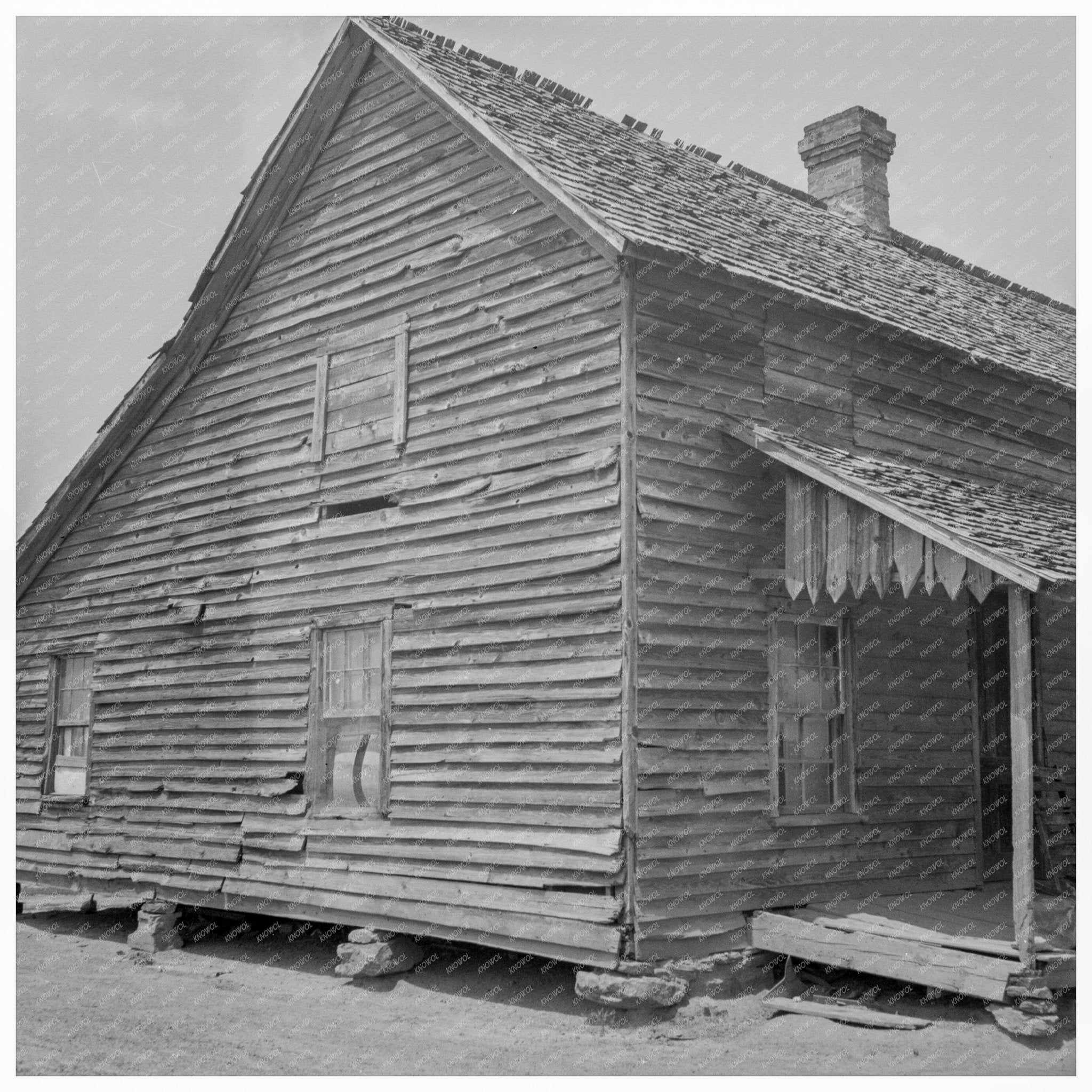 Vintage Sharecroppers House South Carolina 1937 - Available at KNOWOL