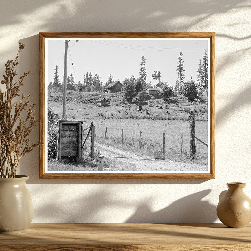 Vintage Stump Farm Shelter Lewis County Washington 1939 - Available at KNOWOL