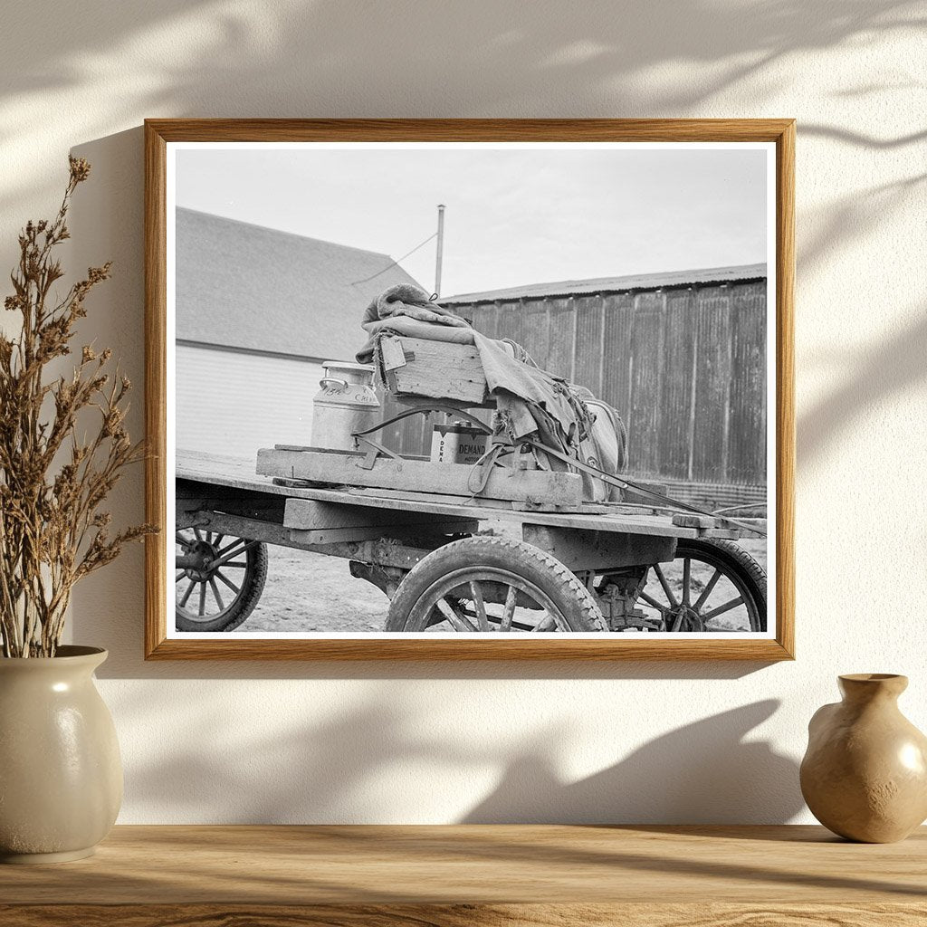 Vintage Stump Farmers Wagon in Bonners Ferry Idaho 1939 - Available at KNOWOL