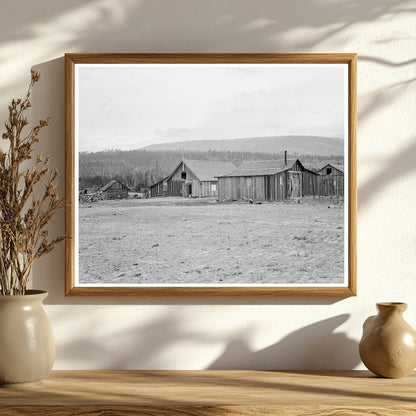 Vintage Stump Ranch in Boundary County Idaho 1939 - Available at KNOWOL