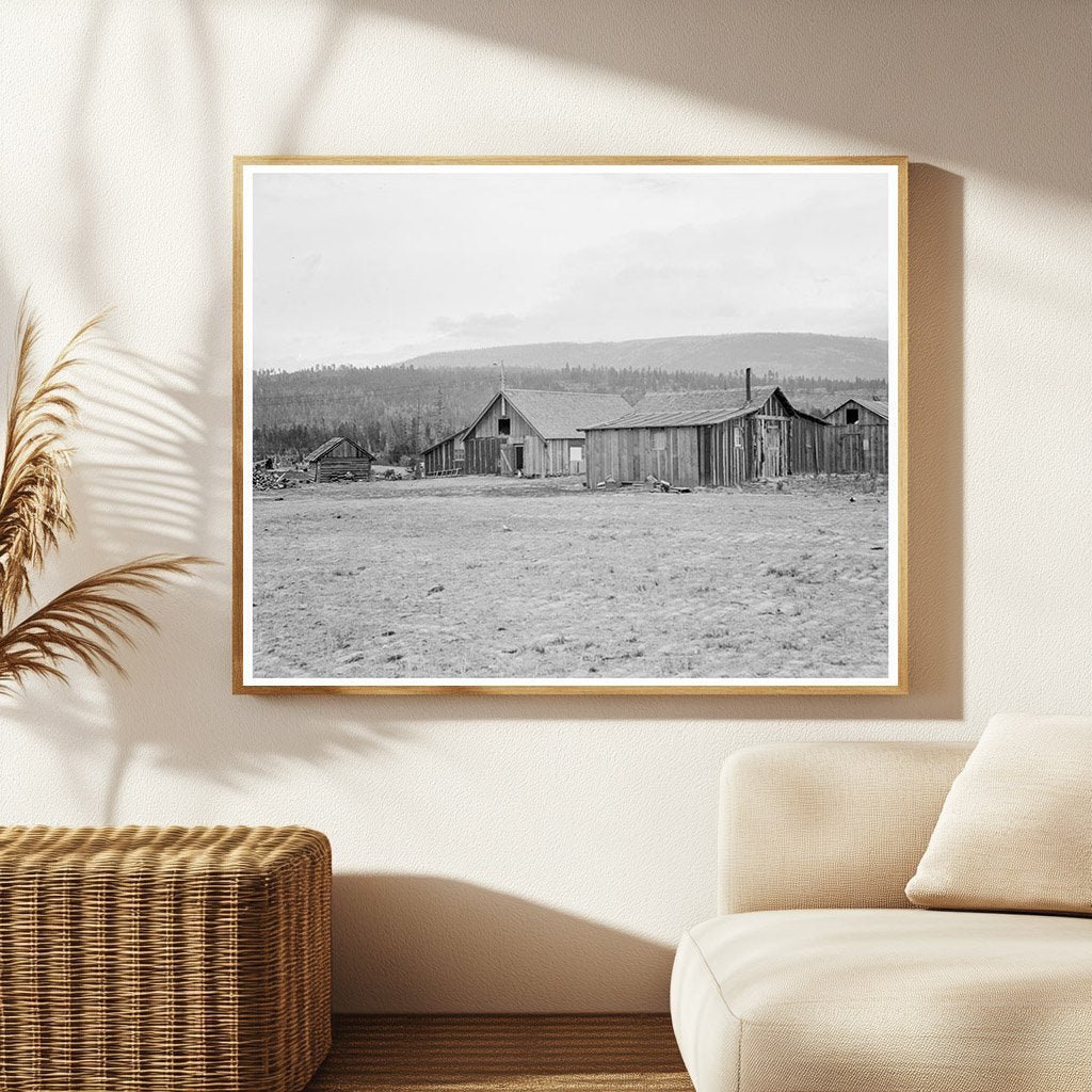 Vintage Stump Ranch in Boundary County Idaho 1939 - Available at KNOWOL