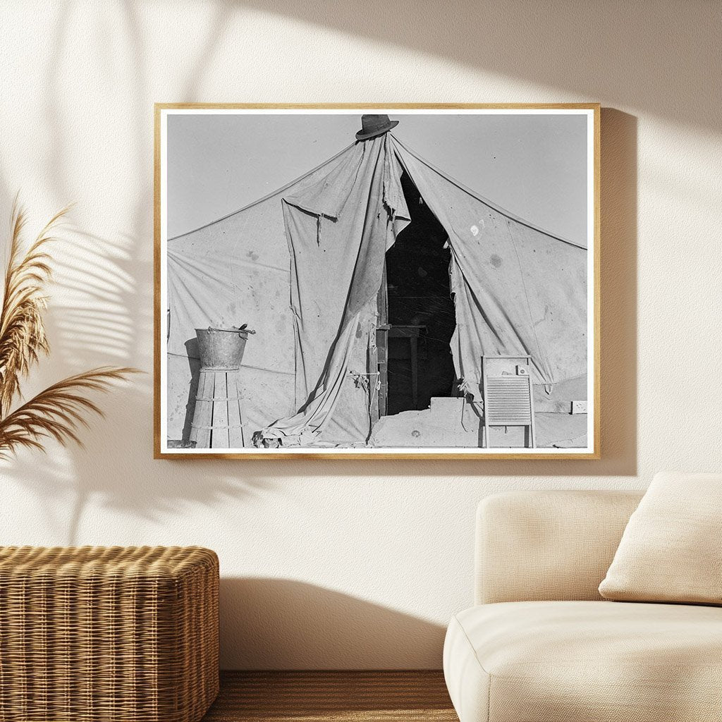 Vintage Tent Home of Pea Picker Calipatria 1939 - Available at KNOWOL