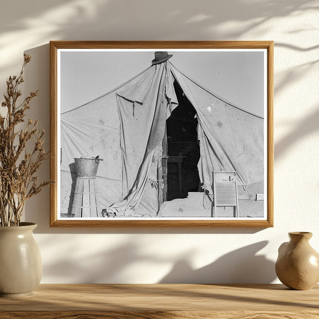 Vintage Tent Home of Pea Picker Calipatria 1939 - Available at KNOWOL