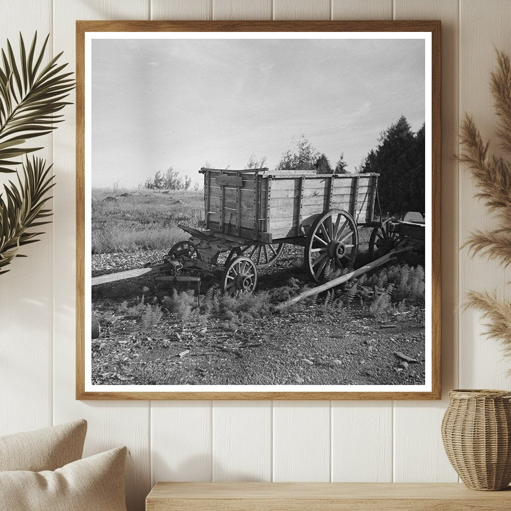 Vintage Wagon at Sawmill in Tower Minnesota 1937 - Available at KNOWOL