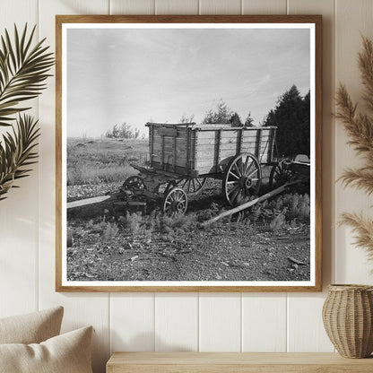 Vintage Wagon at Sawmill in Tower Minnesota 1937 - Available at KNOWOL