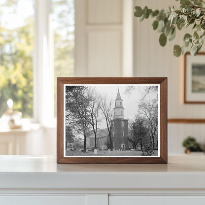 Virginia Capitol and Bruton Parish Church April 1943 - Available at KNOWOL