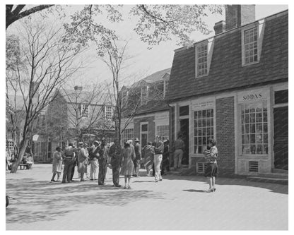 Virginia Capitol Williamsburg April 1943 Historical Image - Available at KNOWOL