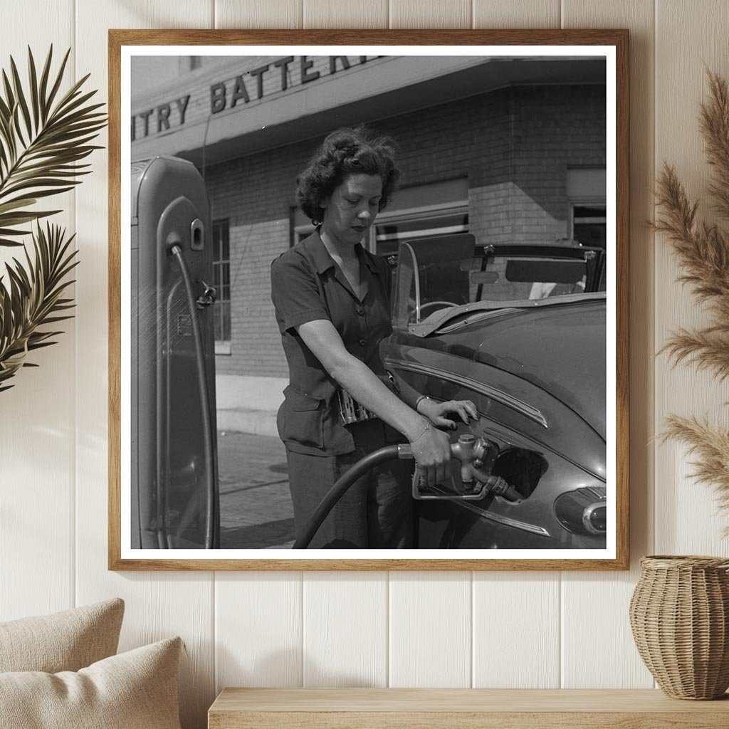 Virginia Lively Gas Station Worker Louisville 1943 - Available at KNOWOL