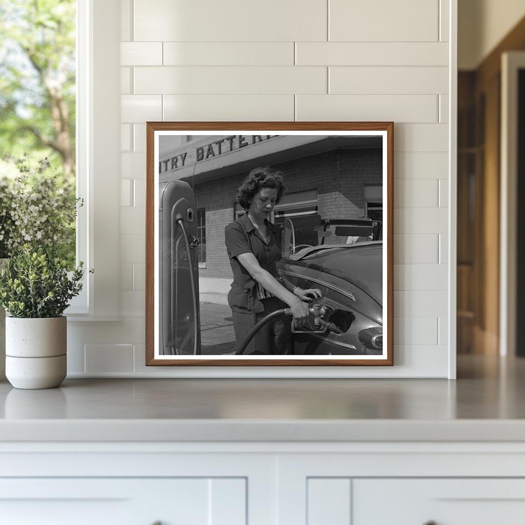 Virginia Lively Gas Station Worker Louisville 1943 - Available at KNOWOL