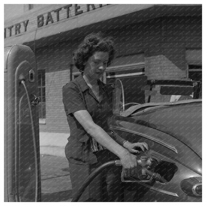 Virginia Lively Gas Station Worker Louisville 1943 - Available at KNOWOL