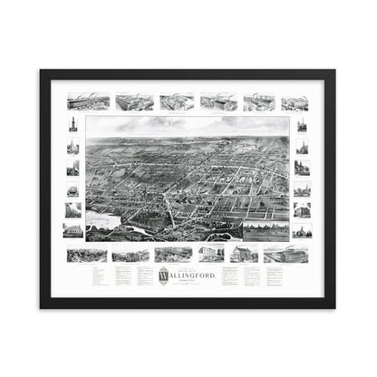 Wallingford, Connecticut 1905 Framed - Available at KNOWOL