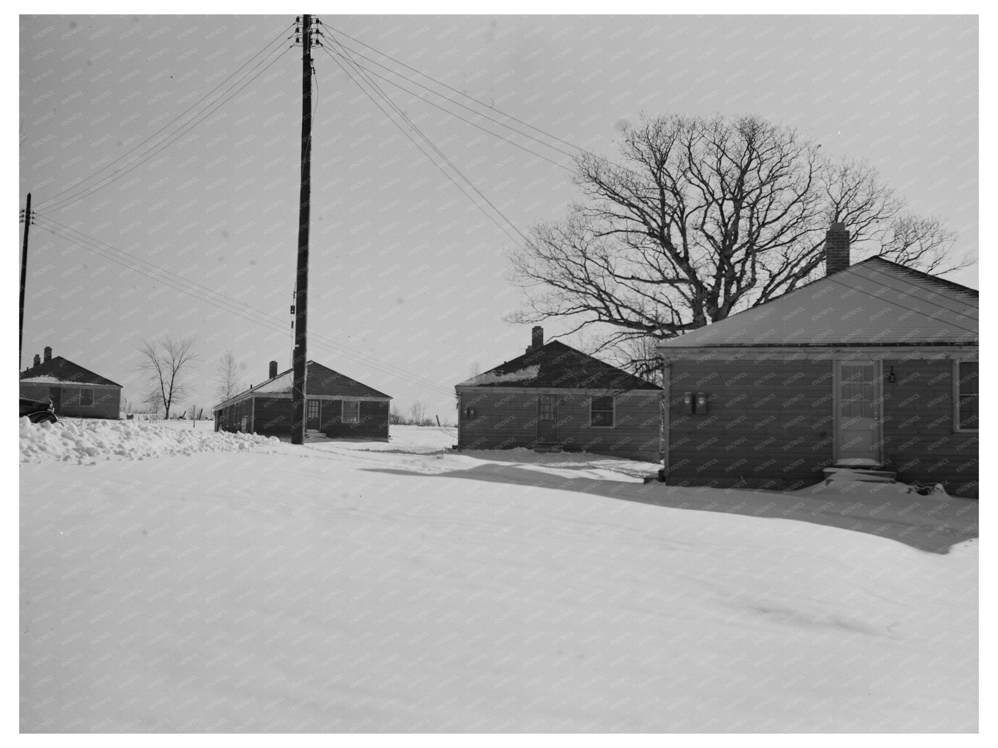 War Workers Homes in Bantam Connecticut January 1942 - Available at KNOWOL