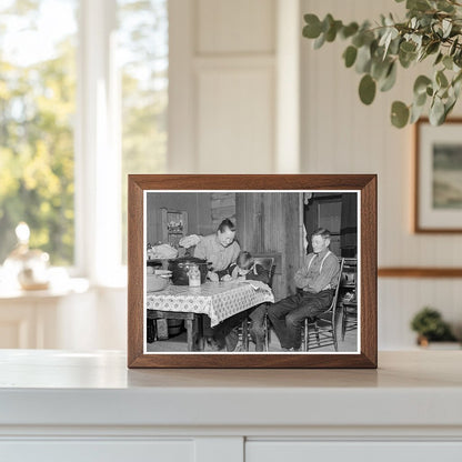 Wardlow Family in Dugout Basement Oregon 1939 - Available at KNOWOL