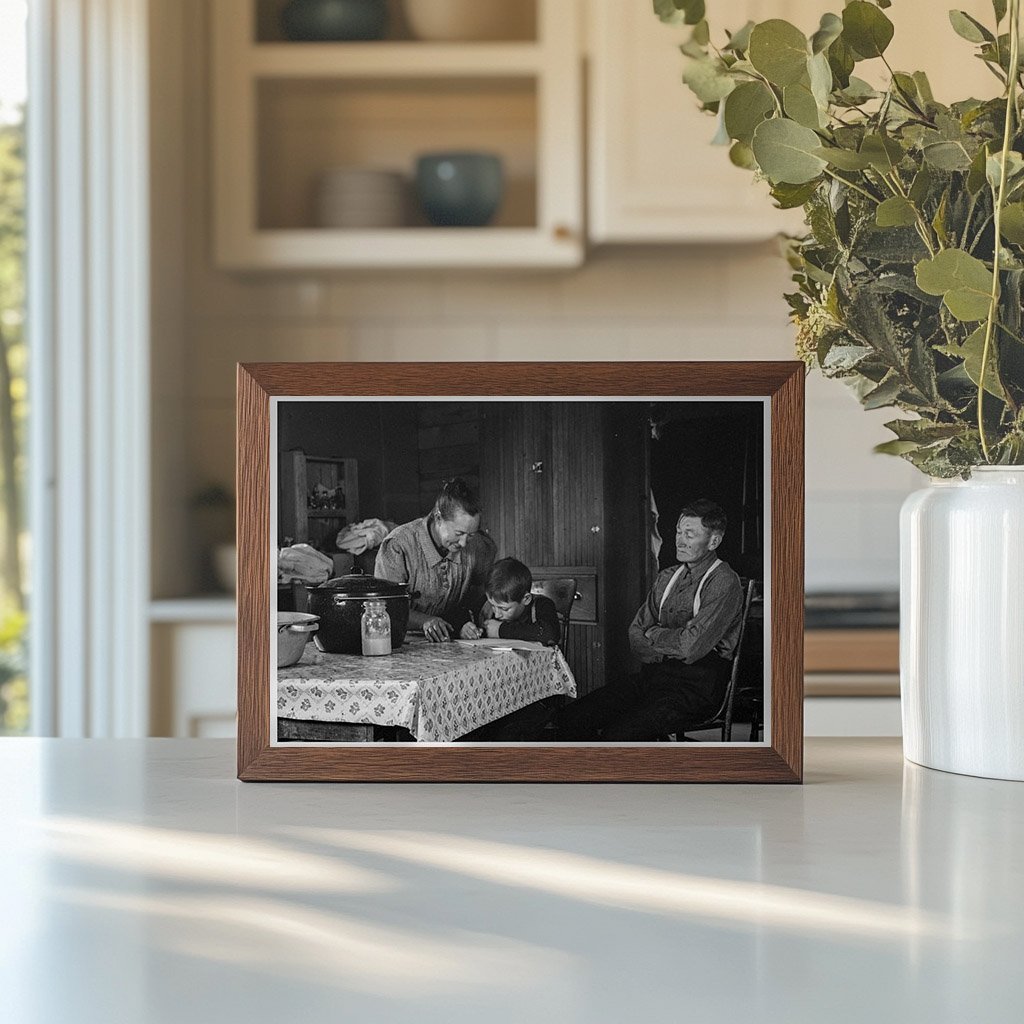 Wardlow Family in Dugout Home Dead Ox Flat Oregon 1939 - Available at KNOWOL