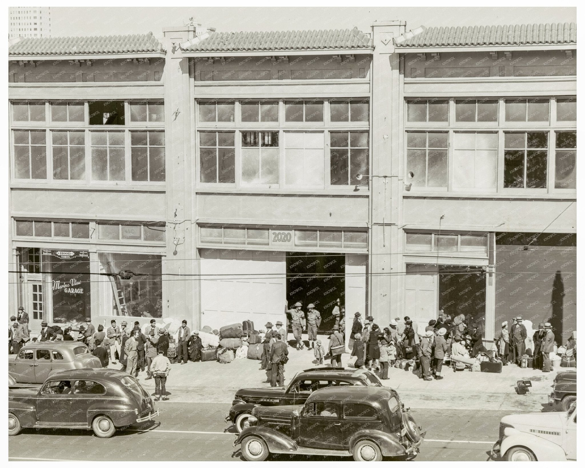 Wartime Evacuation of Japanese Americans San Francisco 1942 - Available at KNOWOL