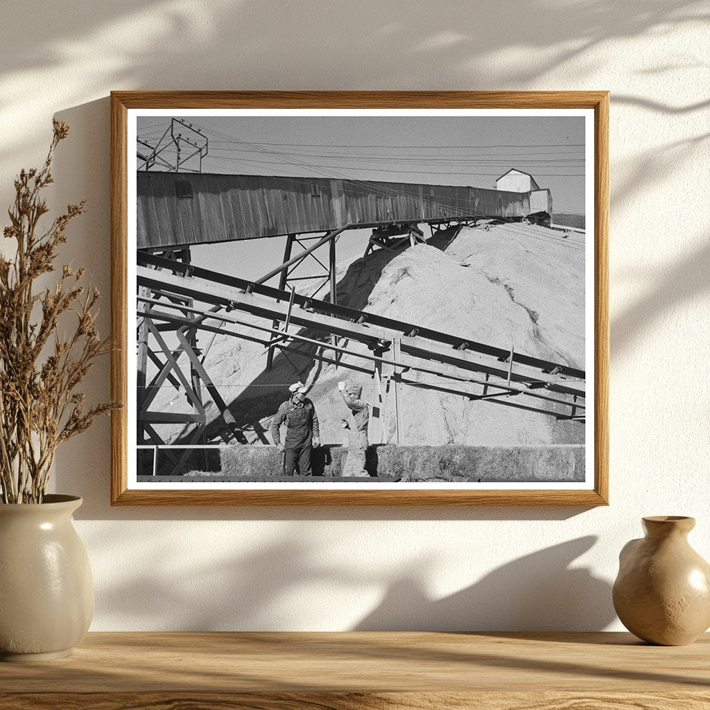 Waste Rock Pile at Eagle - Picher Zinc Plant 1942 - Available at KNOWOL