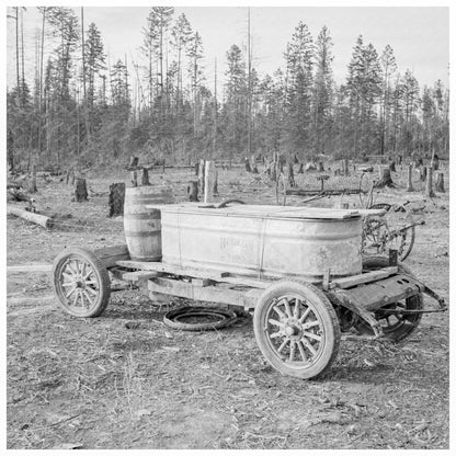 Water Tank on Stump Ranch Boundary County Idaho 1939 - Available at KNOWOL