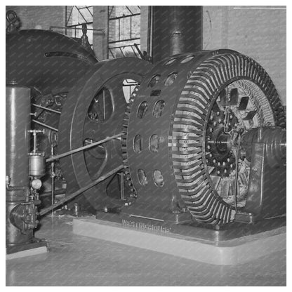 Water Turbine and Electric Generator Logan Utah 1940 - Available at KNOWOL